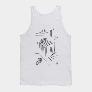 architecture construction area sketch Tank Top